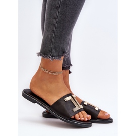 Seastar Dámské žabky se zdobením, Černá Ollavia 2 Seastar Dámské žabky se zdobením, Černá Ollavia 2