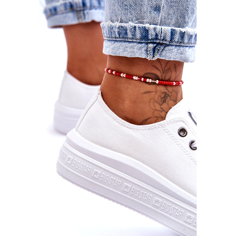 Dámské Tenisky na platformě Big Star LL274A177 Bílé bílý 2