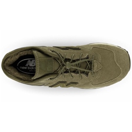 Zateplené boty New Balance W JrGV574HG1 zelený 2