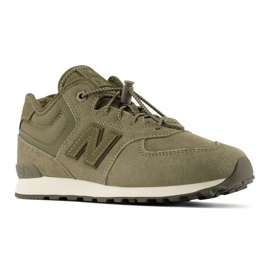 Zateplené boty New Balance W JrGV574HG1 zelený 4
