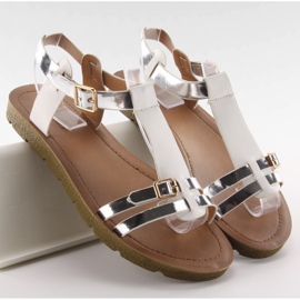 Dámské sandály JK-60 White bílý šedá 1