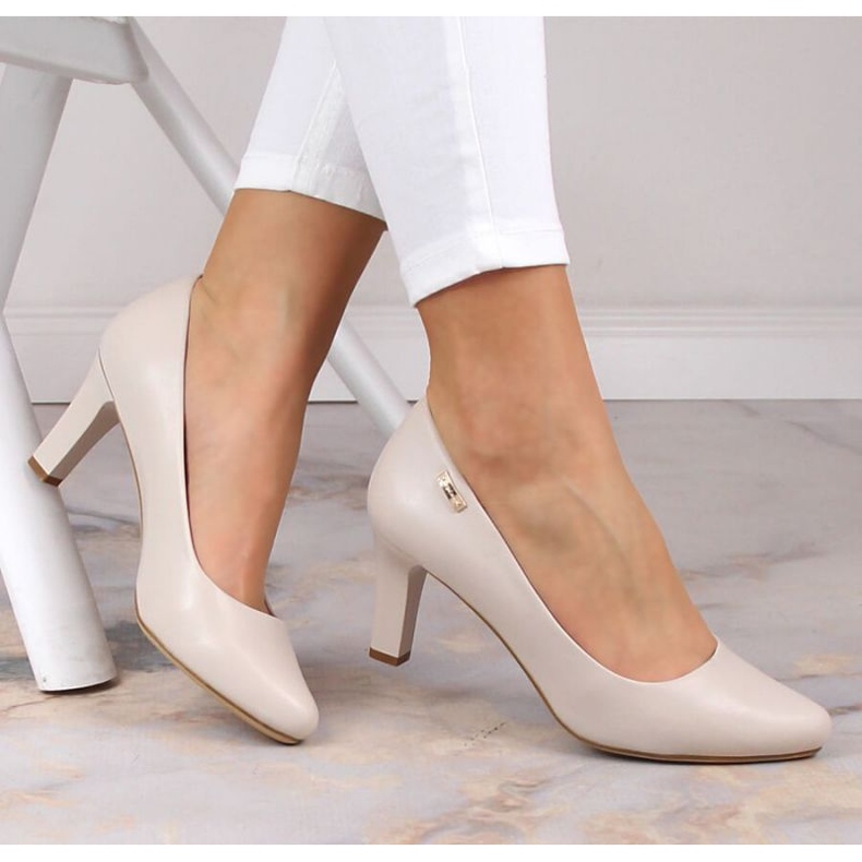 Sergio Leone W SK39AA lodičky na vysokém podpatku, světle šedé 1