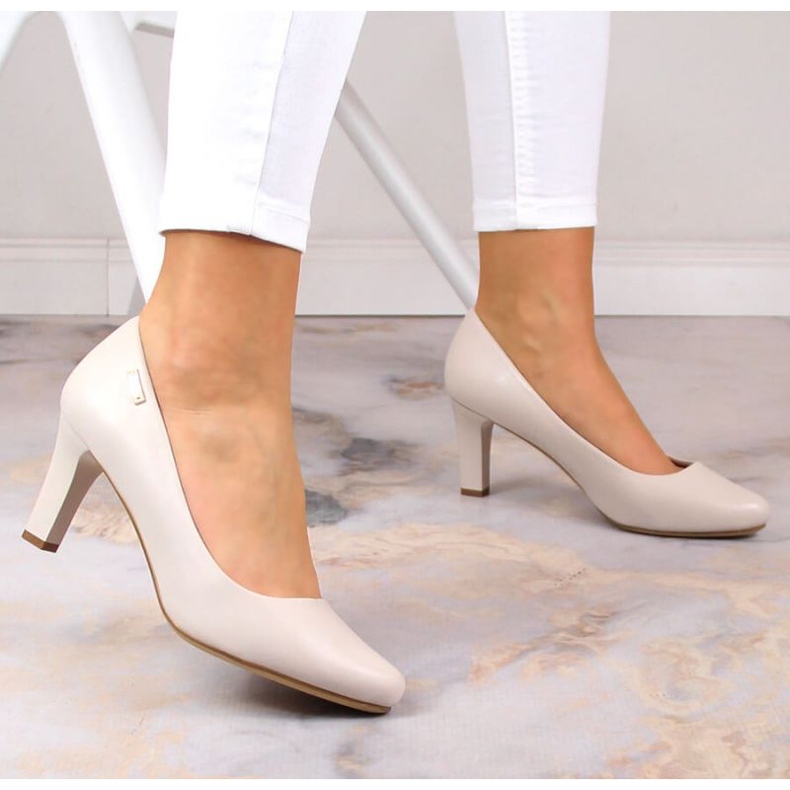 Sergio Leone W SK39AA lodičky na vysokém podpatku, světle šedé 2