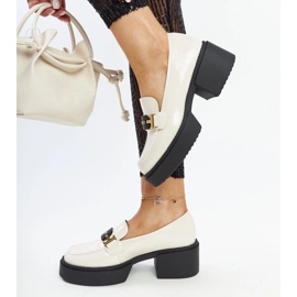 Vinceza Béžové lakované boty na vysokém podpatku od Vincezy béžový 1