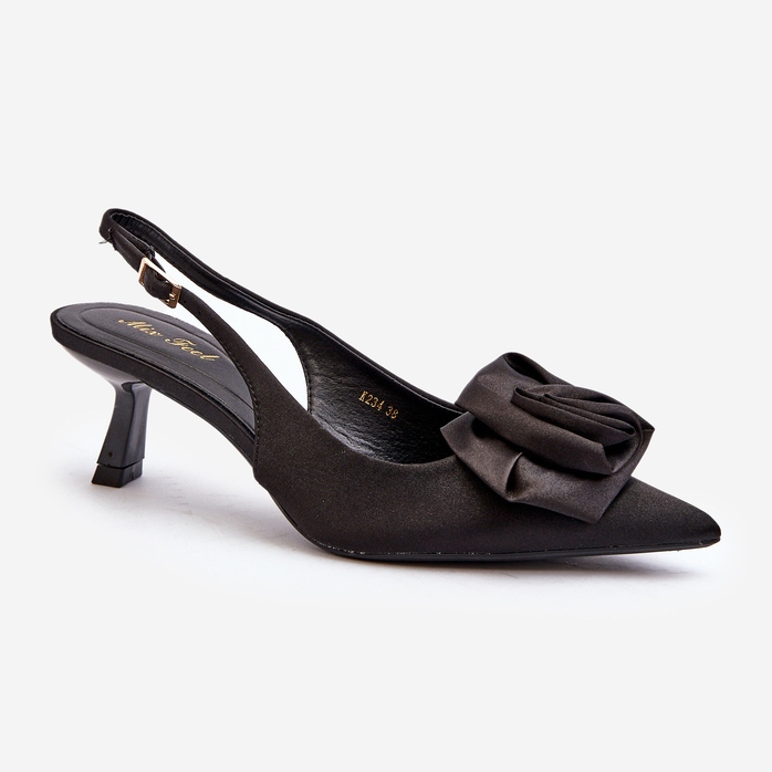 Černé lodičky Ozena se zdobením černá 1