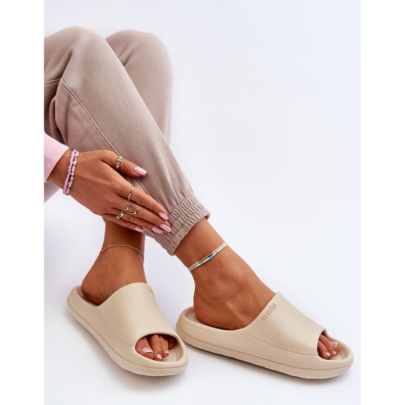 Lehké dámské žabky Big Star NN274A040 Béžová béžový 1