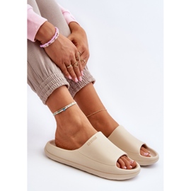 Lehké dámské žabky Big Star NN274A040 Béžová béžový 2