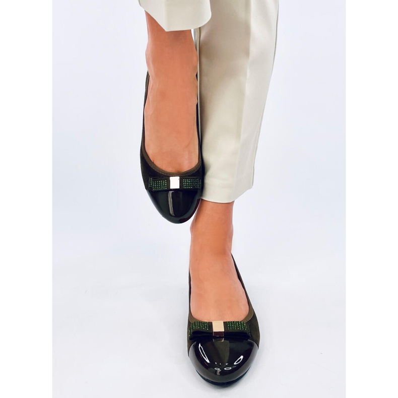 Balerínky Abecas Green na klínu zelená 1