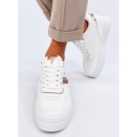 Tenisky na klínku Eyson WHITE/CHAMPAGNE bílý 1