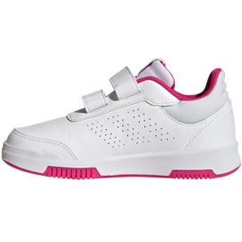 Boty Adidas Tensaur Sport Training Hook and Loop Jr GW6451 bílý 2