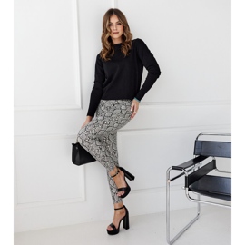 Černé sandály Sille na vysokém podpatku černá 1