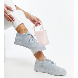 Šedé lehké sportovní tenisky značky Senaida šedá 1