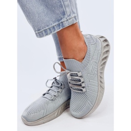 Ponožkové sportovní boty Neam Grey šedá 2