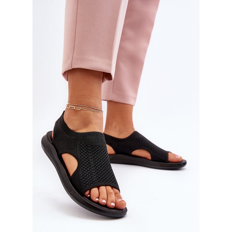 Dámské sportovní sandály Black Cesys černá 2