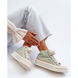 Dámské Tenisky na platformě Mint Aineri zelená 1