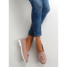 Klasické dámské mokasíny 7101 Pink růžový 2