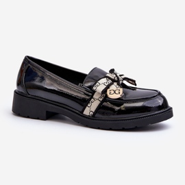 Patent Women's Brogues Mokasíny S.Barski HY330A Black černý 2