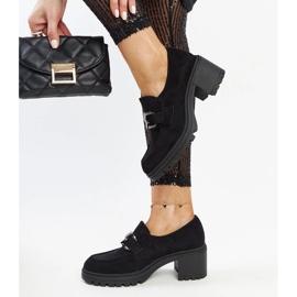 Vinceza Černé boty s koženou vsadkou od Vincezy černá 1 Vinceza Černé boty s koženou vsadkou od Vincezy černá 1