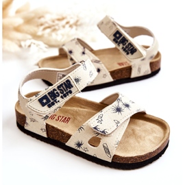Dětské sandály Big Star JJ374379 Beige bílý 4