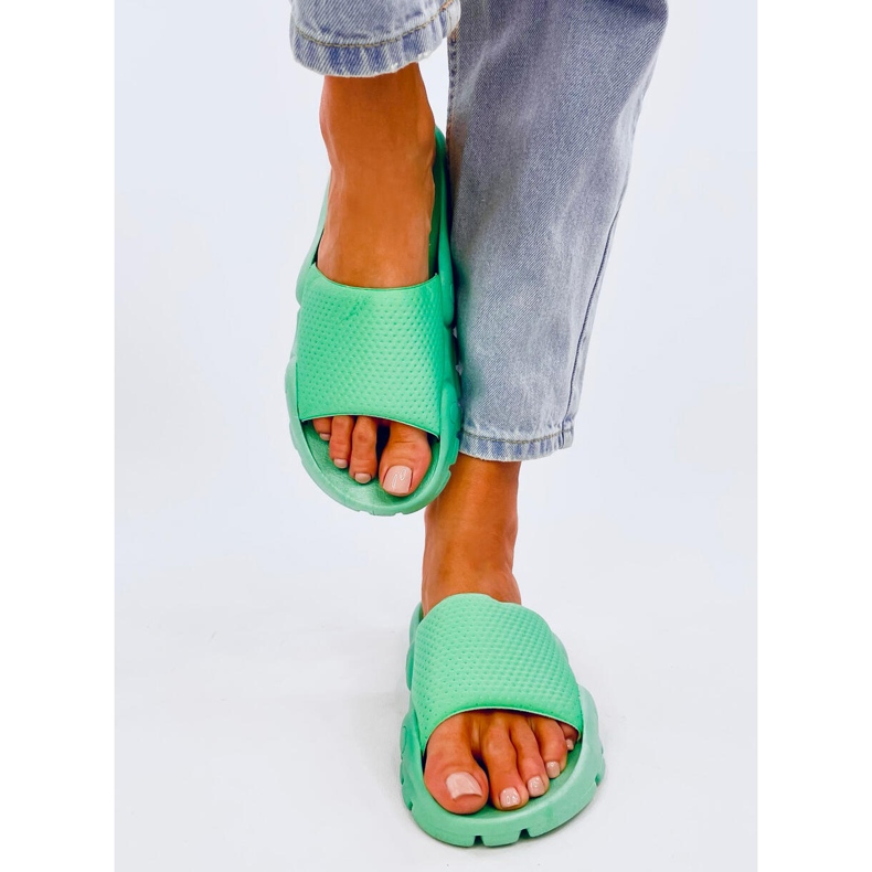 Dámské pantofle Wind Green zelený 1