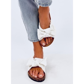 Korkové pantofle Moss White bílý 1 Korkové pantofle Moss White bílý 1