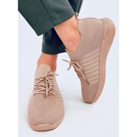 Sportovní boty s ponožkou Sharpe Khaki béžový 1