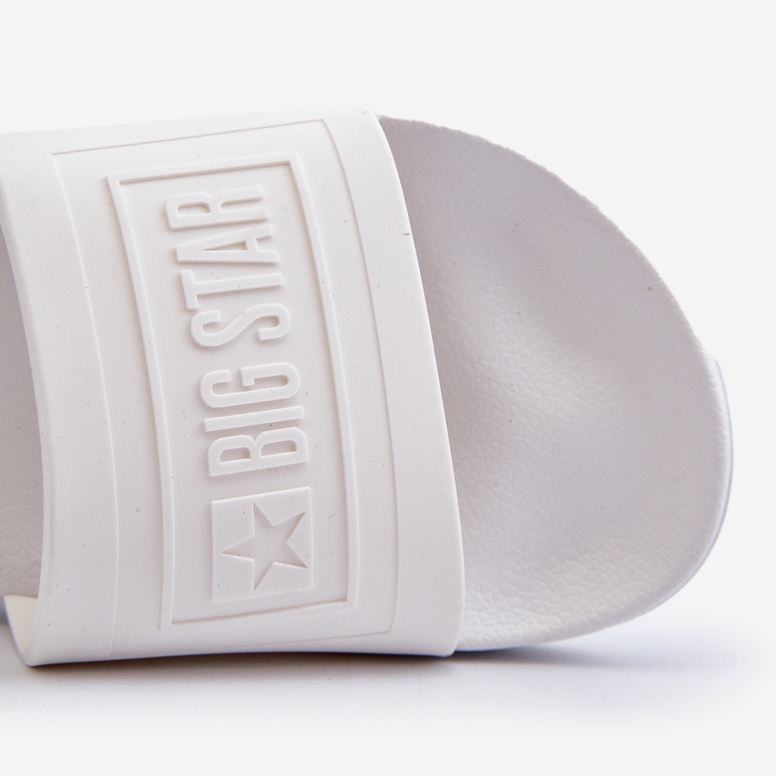 Pánské žabky Big Star NN174651 Bílé bílý 2