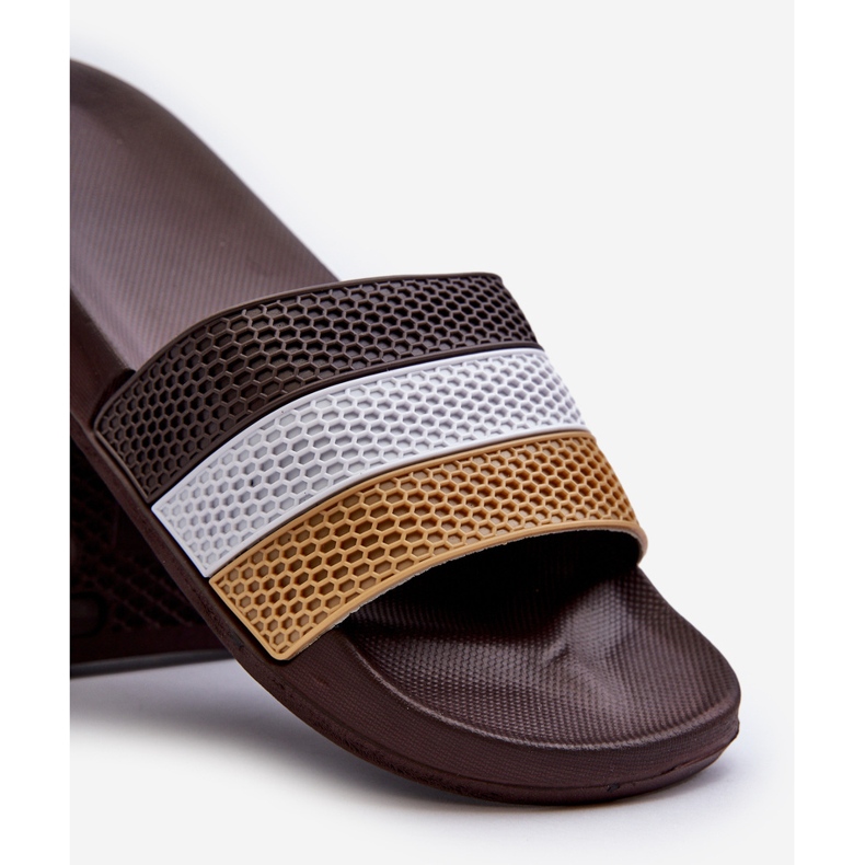 Klasické pánské žabky s ramínky, Hnědá Sylri hnědý 2 Klasické pánské žabky s ramínky, Hnědá Sylri hnědý 2