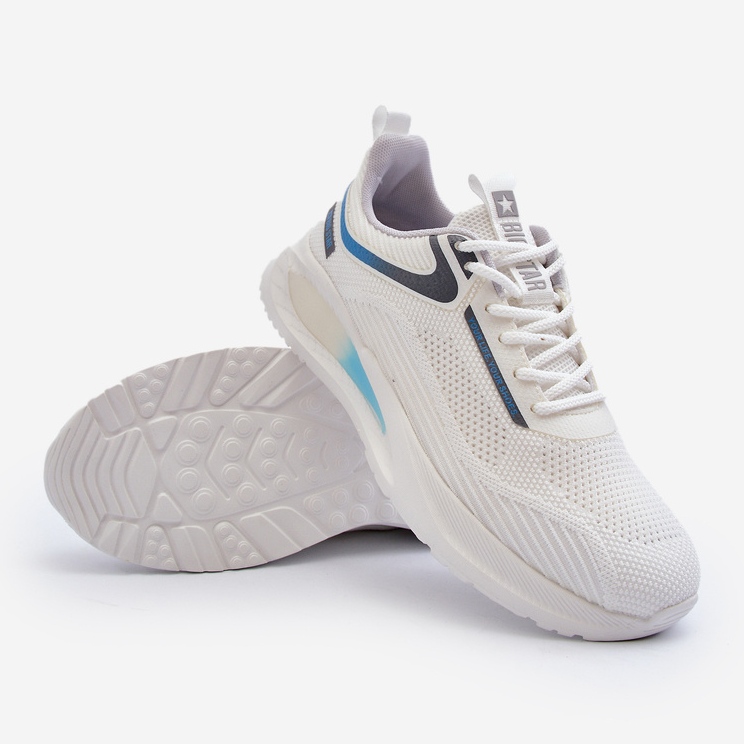 Pánská sportovní obuv HI-POLY System Big Star NN174374 Bílá bílý 2