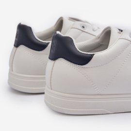 Pánské nízké tenisky Eco Leather Big Star NN174282 Bílé bílý 1 Pánské nízké tenisky Eco Leather Big Star NN174282 Bílé bílý 1