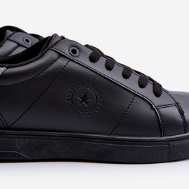 Pánské nízké tenisky Eco Leather Big Star NN174284 Black černý 1