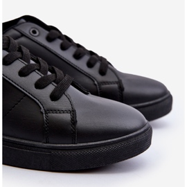 Pánské nízké tenisky Eco Leather Big Star NN174284 Black černá 2 Pánské nízké tenisky Eco Leather Big Star NN174284 Black černá 2