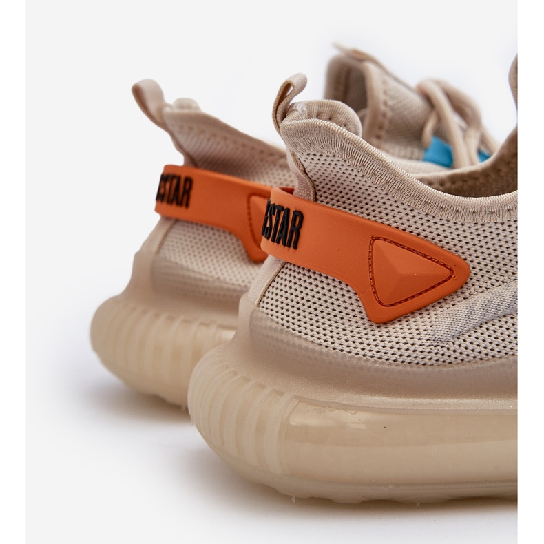 Pánská sportovní obuv HI-POLY System Big Star NN174452 Béžová béžový 2 Pánská sportovní obuv HI-POLY System Big Star NN174452 Béžová béžový 2