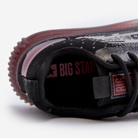 Pánská sportovní obuv HI-POLY System Big Star NN174476 Černá šedá 2