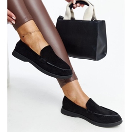 Černé semišové boty Rumay černý 1