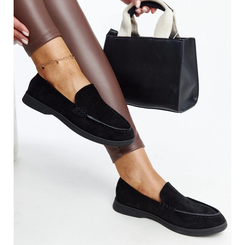 Černé semišové boty Rumay černý 1