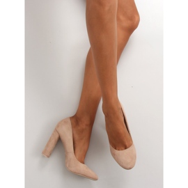 Lodičky na oválném sloupku le027p Beige béžový 1