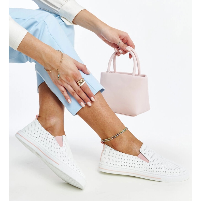 Bílé boty Sanan bílý 1