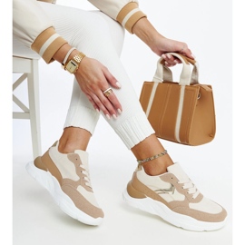 Hnědé tenisky na platformě Nereida hnědý 1