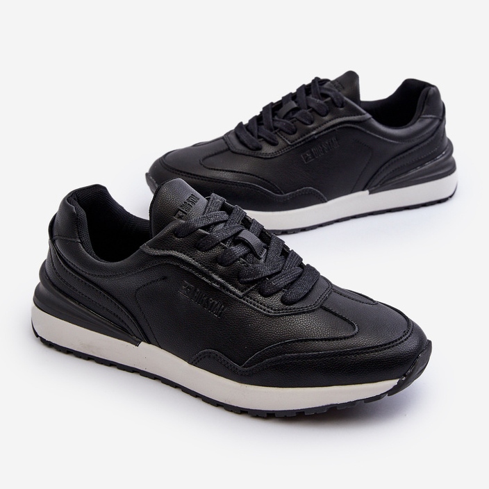 Pánské kožené tenisky Big Star NN174287 černé černá 1