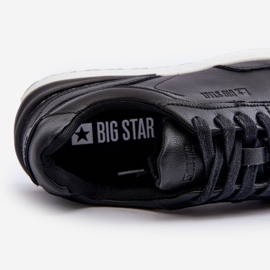 Pánské kožené tenisky Big Star NN174287 černé černá 4