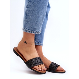 Seastar Dámský byt -vysoko -napěťové pantofle černá 2