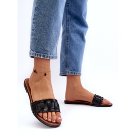 Seastar Dámský byt -vysoko -napěťové pantofle černá 4