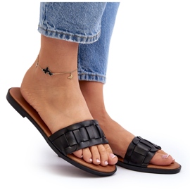 Seastar Dámský byt -vysoko -napěťové pantofle černá 8