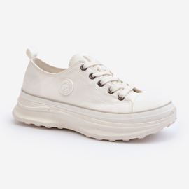Dámské tenisky na masivní podrážce Big Star NN274126 White bílý 4