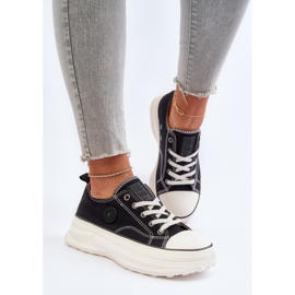 Dámské tenisky na masivní podrážce Big Star NN274125 Black černá 1