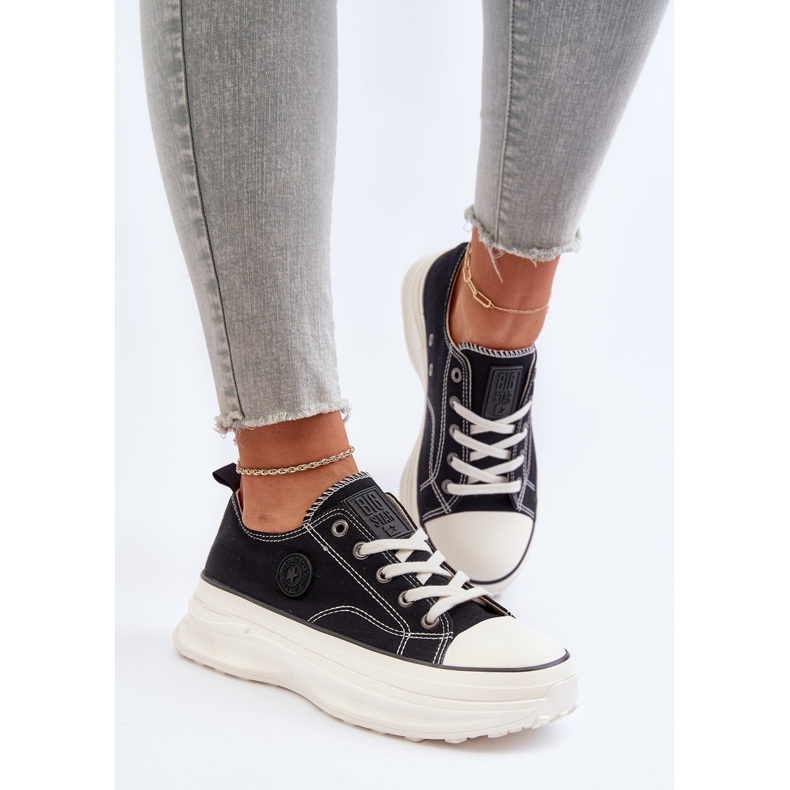 Dámské tenisky na masivní podrážce Big Star NN274125 Black černá 1