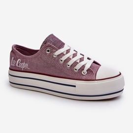 Dámské tenisky se silnou podrážkou Lee Cooper LCW-24-31-2219 fialová 2