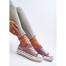 Dámské tenisky se silnou podrážkou Lee Cooper LCW-24-31-2219 fialová 1