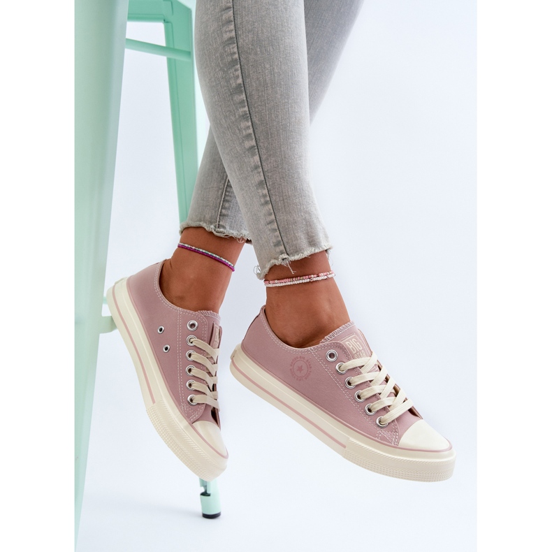 Dámské nízké tenisky Big Star NN274270 Růžové růžový 2